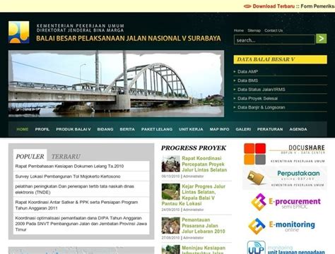 Balai Besar Pelaksanaan Jalan Nasional 5 Explore Government Websites