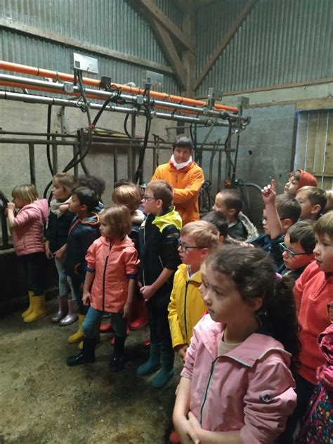 Visite La Ferme De Pont Melvez Ecole Jeanne D Arc Lannion