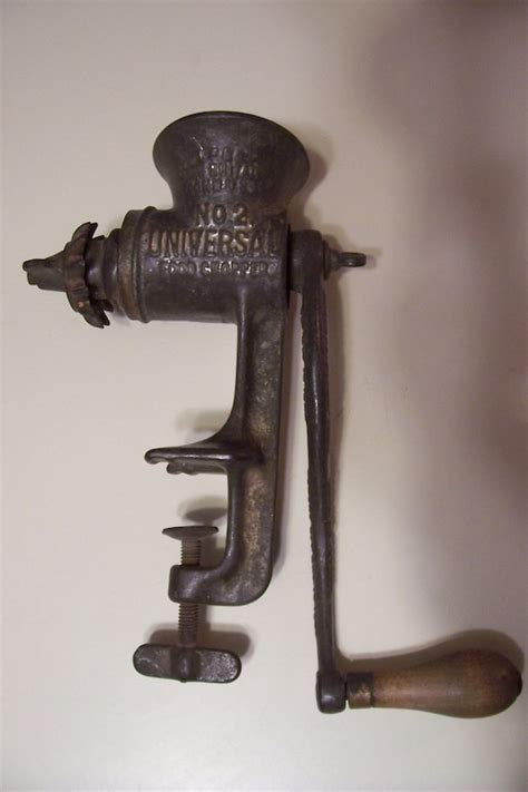 Antique No 2 Universal Meat Grinder Chopper Pat 1897