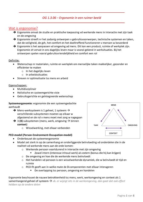 Og 1 3 06 Ergonomie In Een Ruimer Beeld Og 1 06 Ergonomie In Een