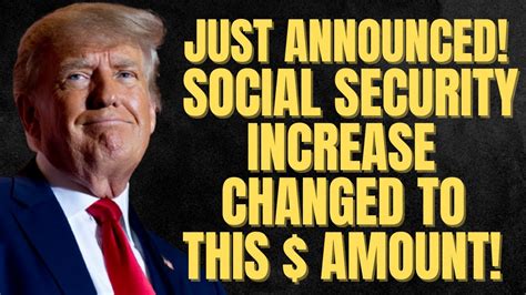 YES NEW INCREASE Just ANNOUNCED For Social Security Beneficiaries