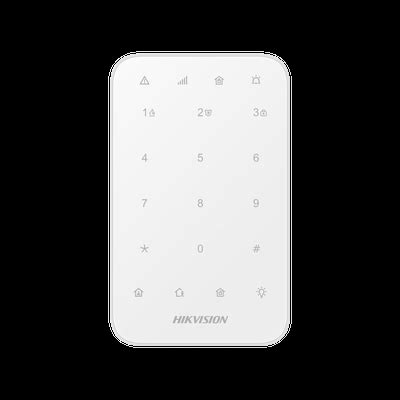 Teclado Inal Mbrico Para Alarma Ax Pro Hikvision Ds Pk E Wb O Std