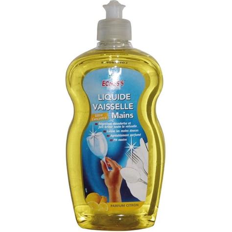 Liquide vaisselle ultra concentré citron 500 mL Cdiscount Au