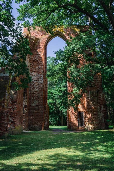 Ruínas Da Abadia De Eldena Hilda Abbey Imagem de Stock Imagem de