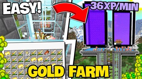 New BEST DUEL 1 20 GOLD XP FARM In Minecraft Bedrock Edition FASTEST