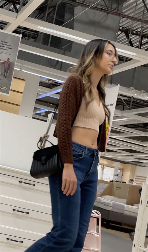 Cute Petite Latina Wearing Glasses IKEA Tight Jeans Forum