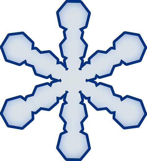 Simple Snowflake Vector Png