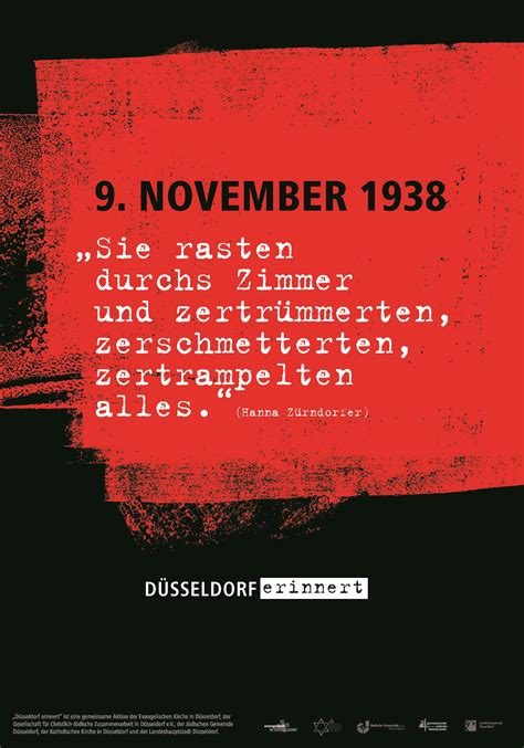 Düsseldorf erinnert Gedenken an den Novemberpogrom 1938