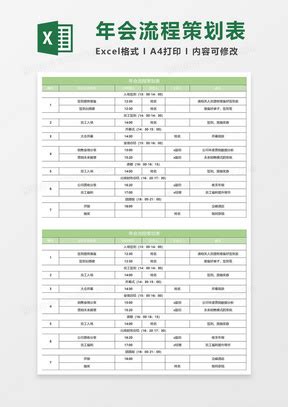 年会Excel表格模板 年会Excel表格模板下载 熊猫办公