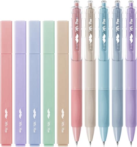 Amazon Mr Pen Aesthetic Highlighters And Gel Pens Pack