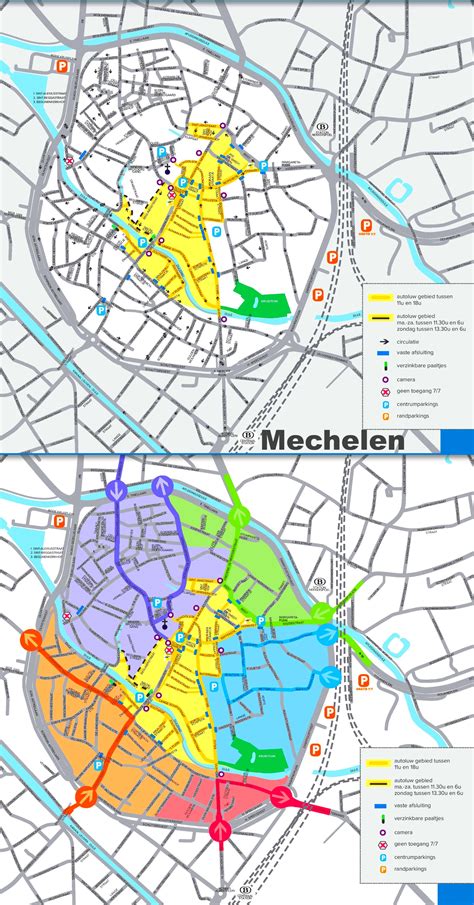 Mechelen road map - Ontheworldmap.com