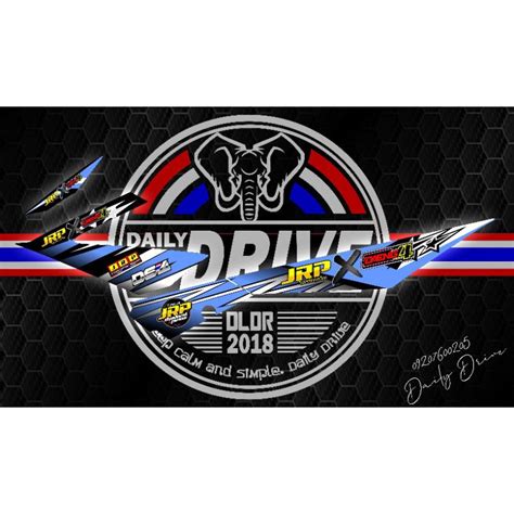 Suzuki Raider Fi Stock Size Decal Jrp X Ds Design Shopee