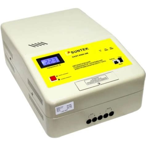 Стабилизатор напряжения SUNTEK ЭМ 8500 ВА, 120-285В SE-8500 — купить в ...