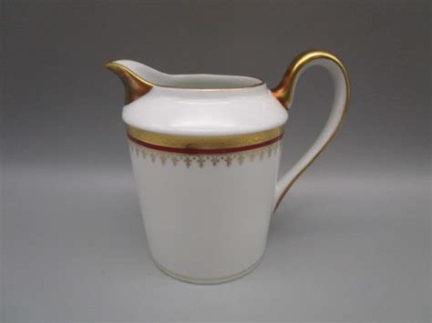 Pichet A Lait Ancien En Porcelaine De Limoges Marne Antic