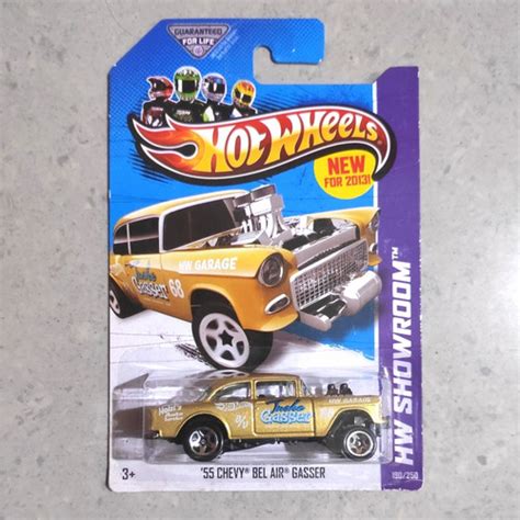 Jual HOT WHEELS HOTWHEELS CHEVY BEL AIR GASSER NEW HW SHOWROOM GOLD Kota Semarang
