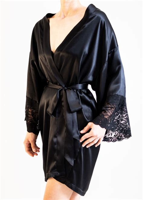 100 Mulberry Silk Robe Luxury Loungewear Premium Silk Kimono T For