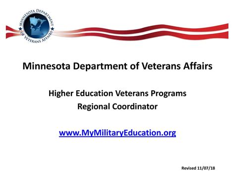 Minnesota Department Of Veterans Affairs Ppt Download