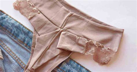 FIO DUPLO ASA DELTA CÓS DUPLO E RENDA NA LATERAL NUDE