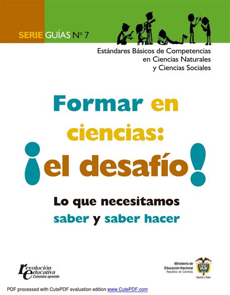 Estandares Curriculares Ciencias Naturales Image To U