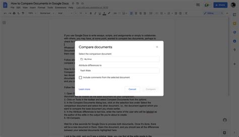 How To Compare Documents In Google Docs Techpp