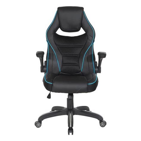 Designlab Xen25bl Xeno Gaming Chair In Faux Leather Blue 1 Kroger