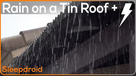 Rain On A Tin Roof With Thunder - Encycloall