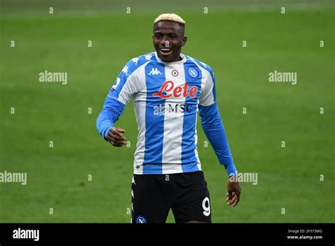 Milano Italy 14th Mar 2021 Victor Osimhen Of SSC Napoli Reacts