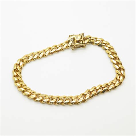 925 Sterling Silver 6mm Miami Cuban Chain Bracelet 7” - Gem