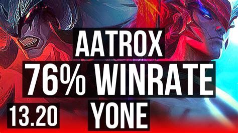 Aatrox Vs Yone Top Winrate Solo Kills Tr Grandmaster