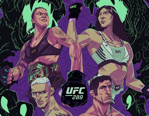 UFC 289 Poster | UFC Artist Series | Behance :: Behance