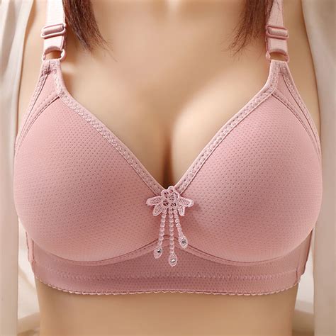 Munlar Purple Women S Bra High Support Push Up Wire Free Lift Bra Full