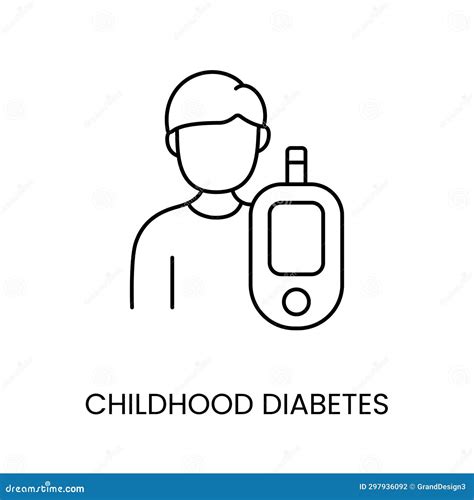 Diabetes Line Icon Set Included The Icons As Disease Sugar Fat Body