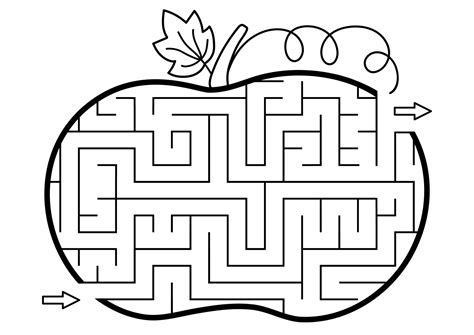 Fall Maze Printable