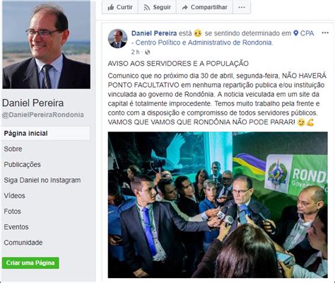 Fake News Governador Desmente Boato De Ponto Facultativo Na Segunda