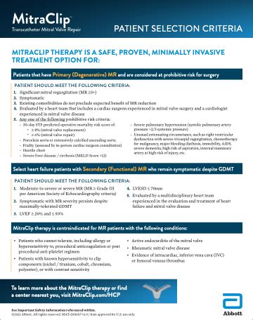 MitraClip Patient Referral Process | Physician Site