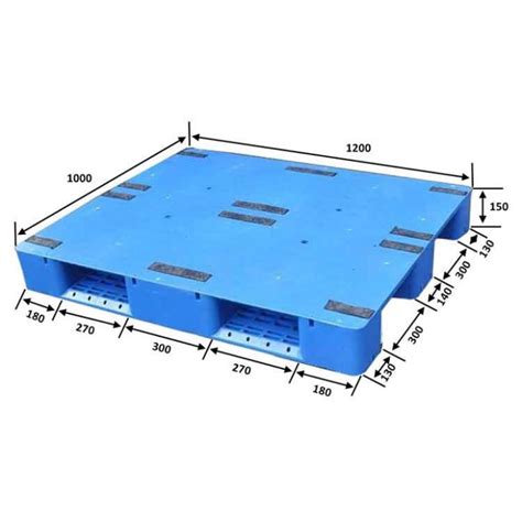 China Blue Standard Size Plastic Pallets Manufacturer and Suppliers ...