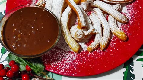 Churros And Hot Chocolate Christmas Edition No Oven Youtube