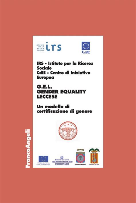 G E L Gender Equality Leccese Un Modello Di Certificazione Di Genere