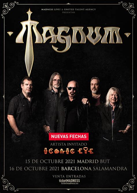 Magnum vuelve a reprogramar las fechas de su gira para el próximo mes