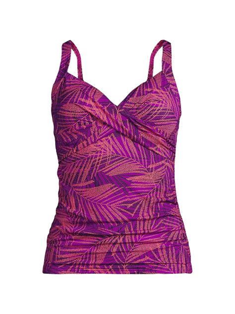 Lands End Womens Ddd Cup Chlorine Resistant Wrap Underwire Tankini