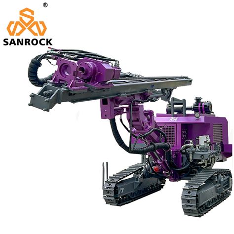 Hydraulic Blasthole Drilling Machine 73 5kw 50m Surface Crawler Mining