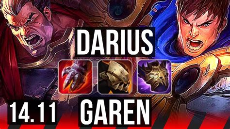 Darius Vs Garen Top Quadra Legendary 18 3 1 36k Dmg 500 Games