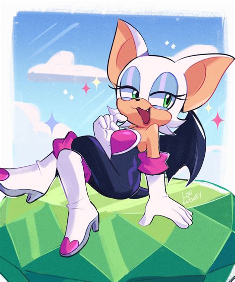 Lou Red Panda Comms Closed On Twitter In Rouge The Bat Sonic