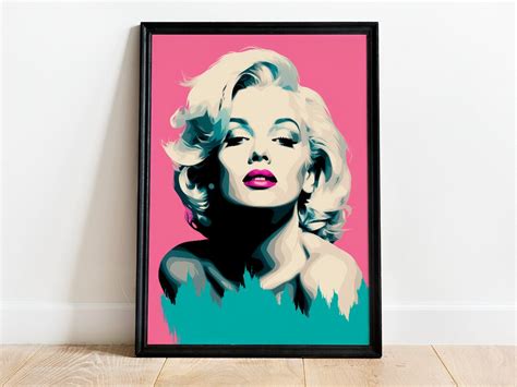 Marilyn Monroe POP Art Printable Wall Art, Wall Art Décor, Modern Wall ...