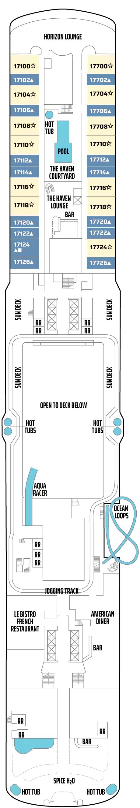 Deck Plans Norwegian Bliss Planet Cruise Deck Plans Norwegian Bliss Planet Cruise