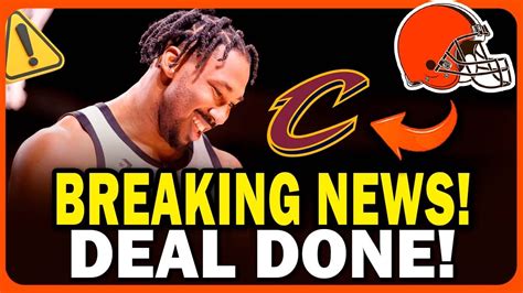 Breaking News It Has Just Been Confirmed Myles Garrett And