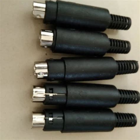 8 Pin Mini Din Male Connector Silver At Rs 100piece In Pune Id 26503432412