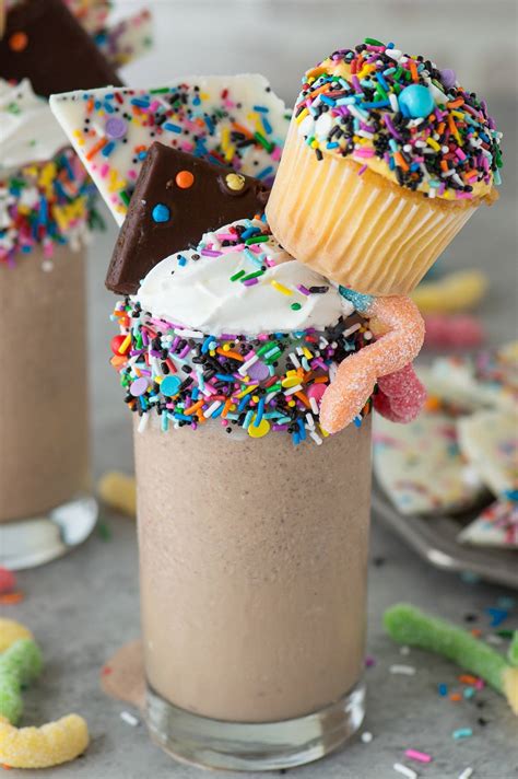 Funfetti Brownie Mocha Milkshake | The First Year