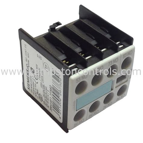 Siemens 3RH1911 1FA40 SIEMENS AUXILIARY CONTACT BLOCK 4NO SCREW