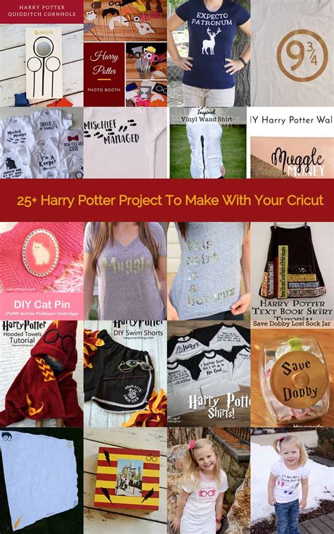 Harry Potter Cricut Ideas - Housewife Eclectic